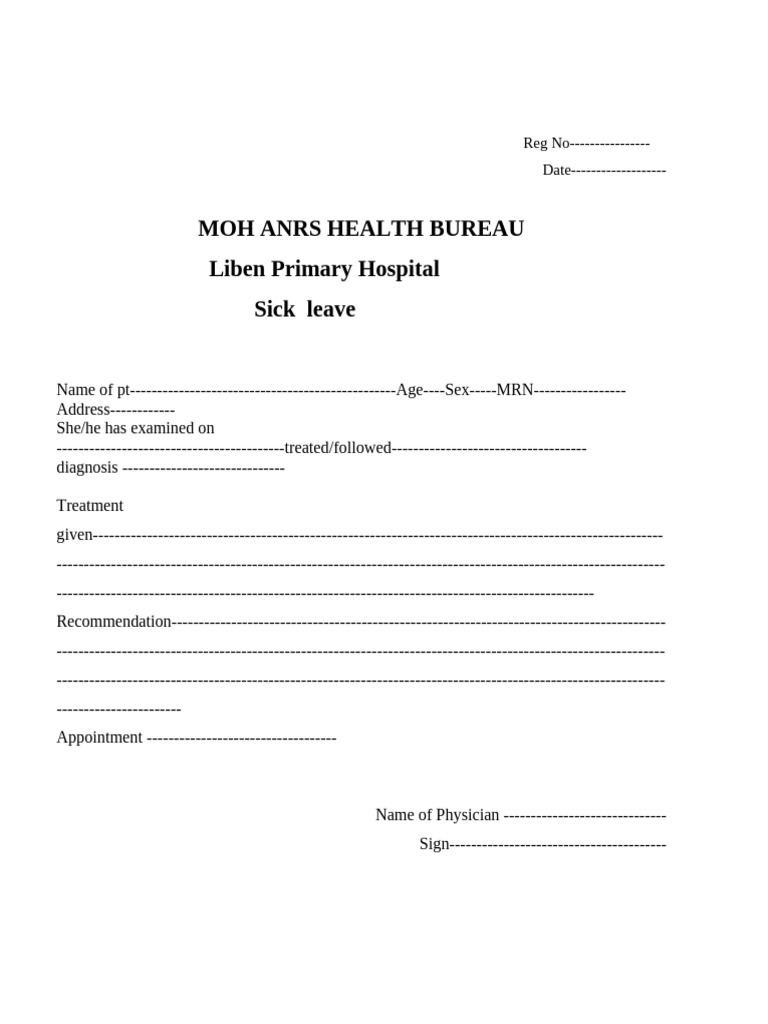 Sick | PDF