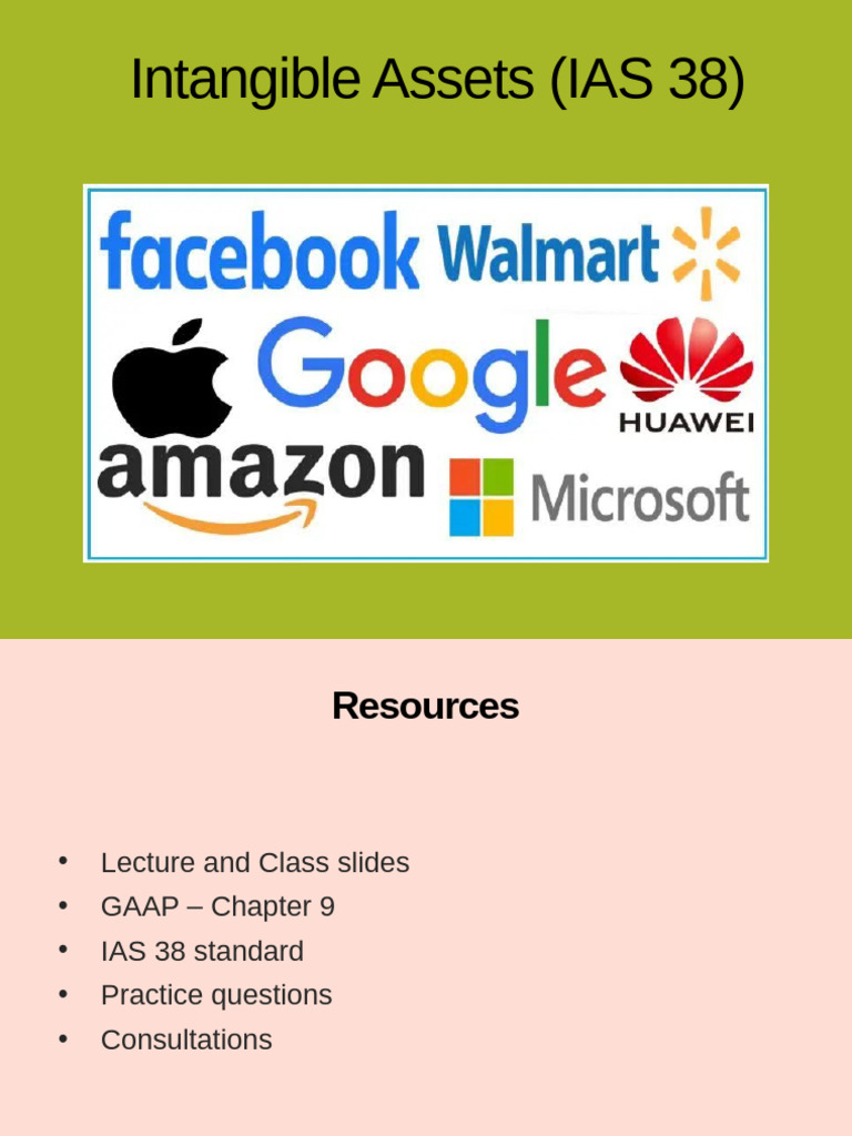 Understanding IAS 38: Intangible Assets | PDF | Intangible Asset ...