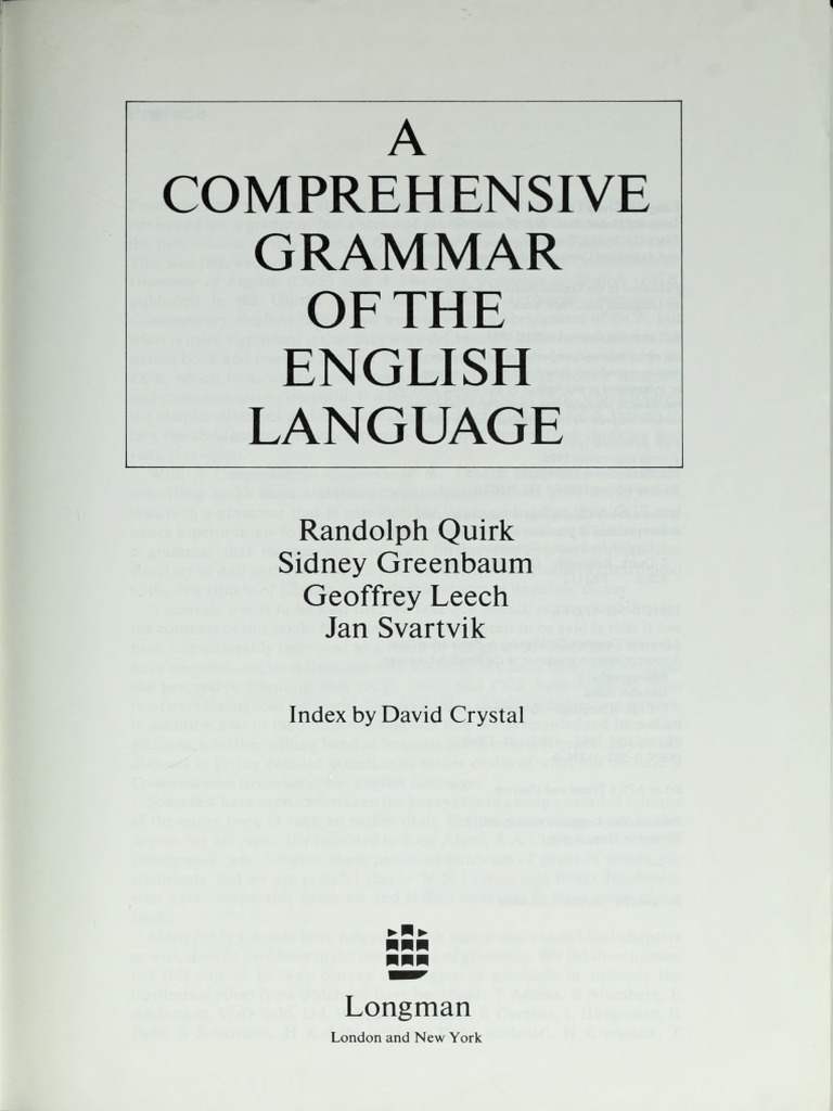 Comprehensive English Grammar Guide | PDF | Grammatical Number