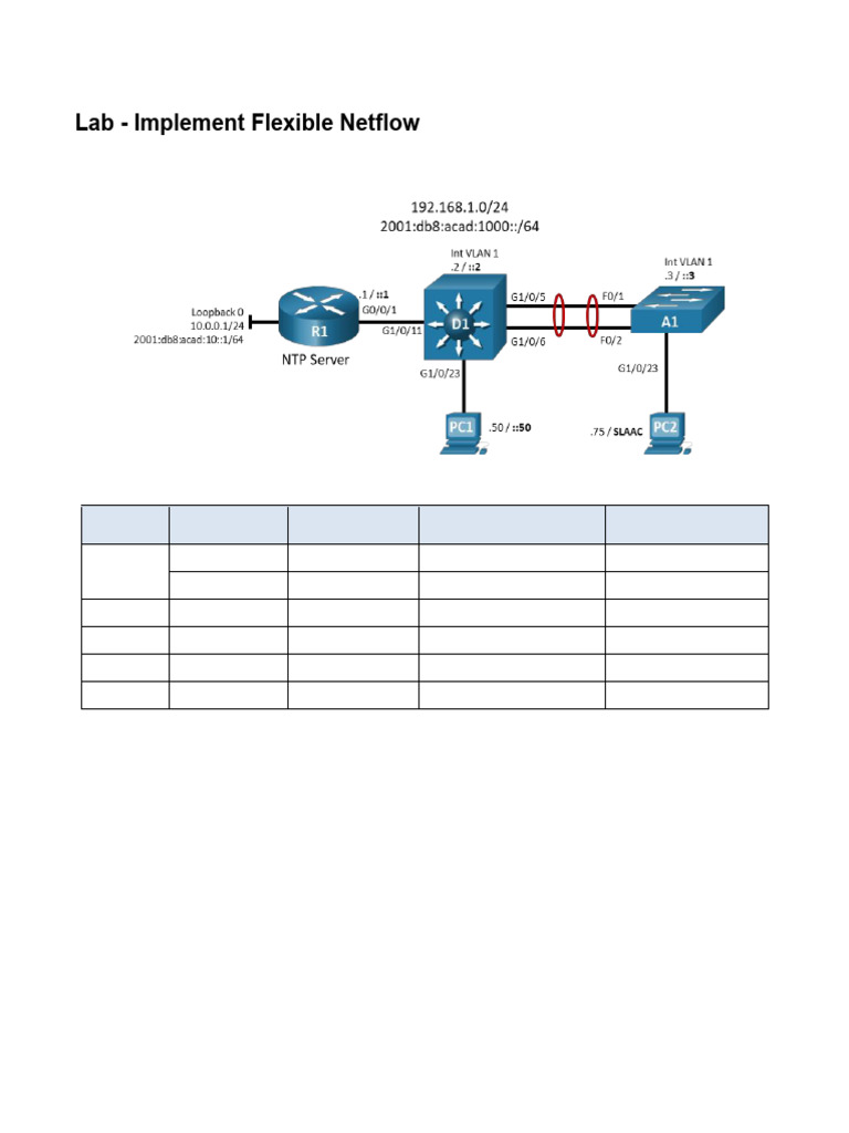 LAB 24 - Implement Flexible NetFlow | PDF | Internet Protocols | I Pv6