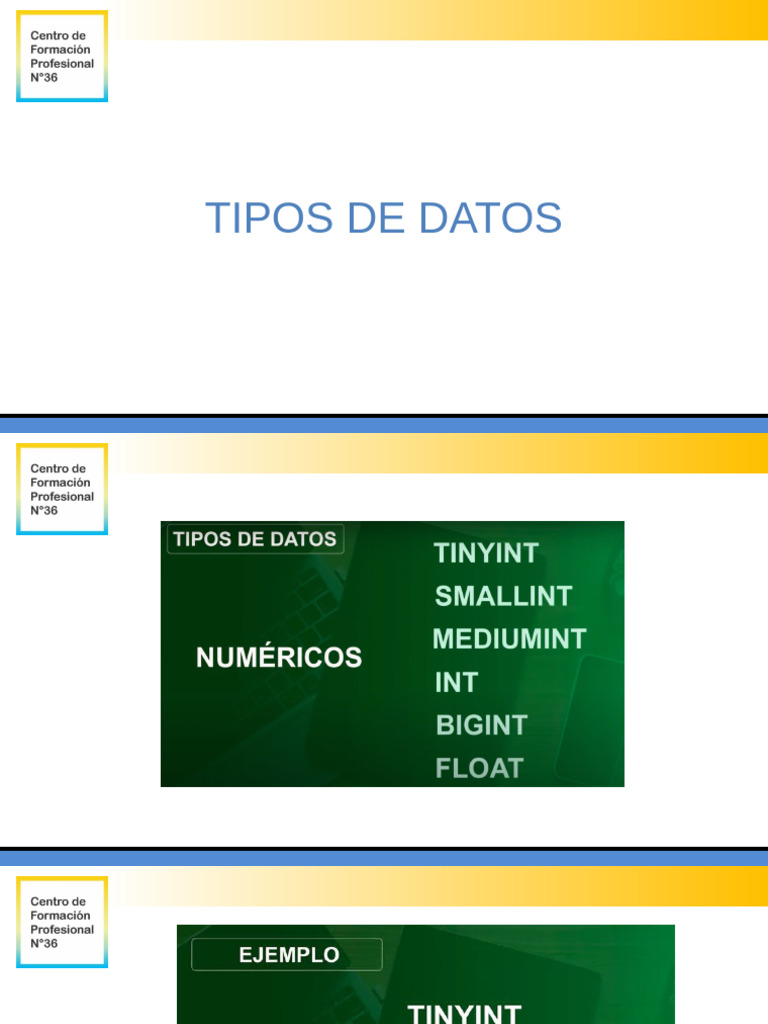 Tipodedatos | PDF