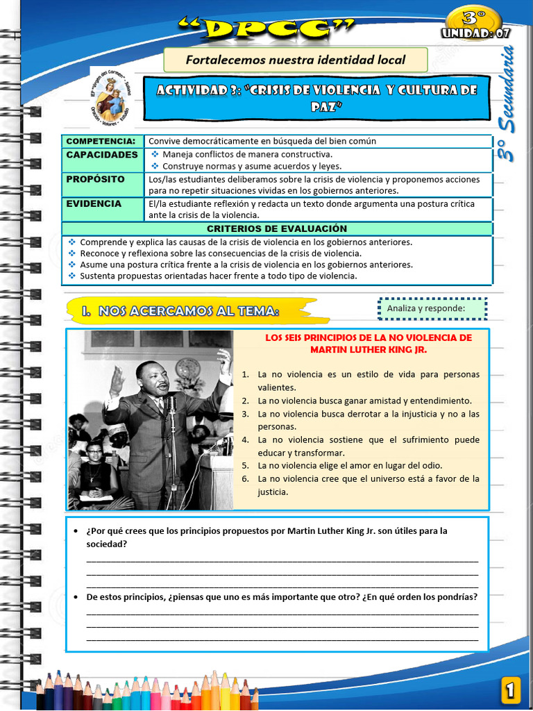 Crisis de Violencia y Cultura de Paz en Perú | PDF
