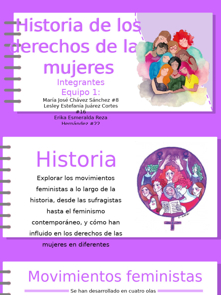 Historia de Los Derechos de Las Mujeres | PDF | Estudios de género ...