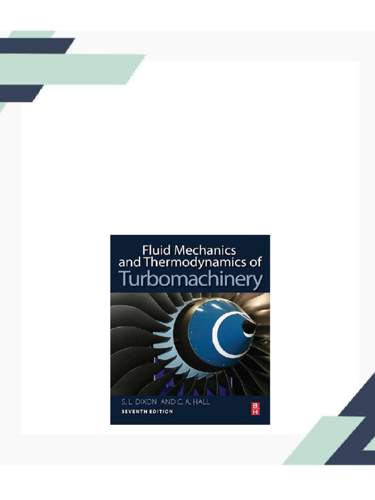 Fluid Mechanics and Thermodynamics of Turbomachinery 7th Edition S. L ...