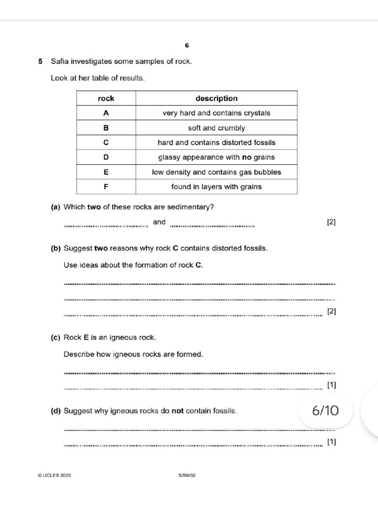 Revision Rock 1 | PDF