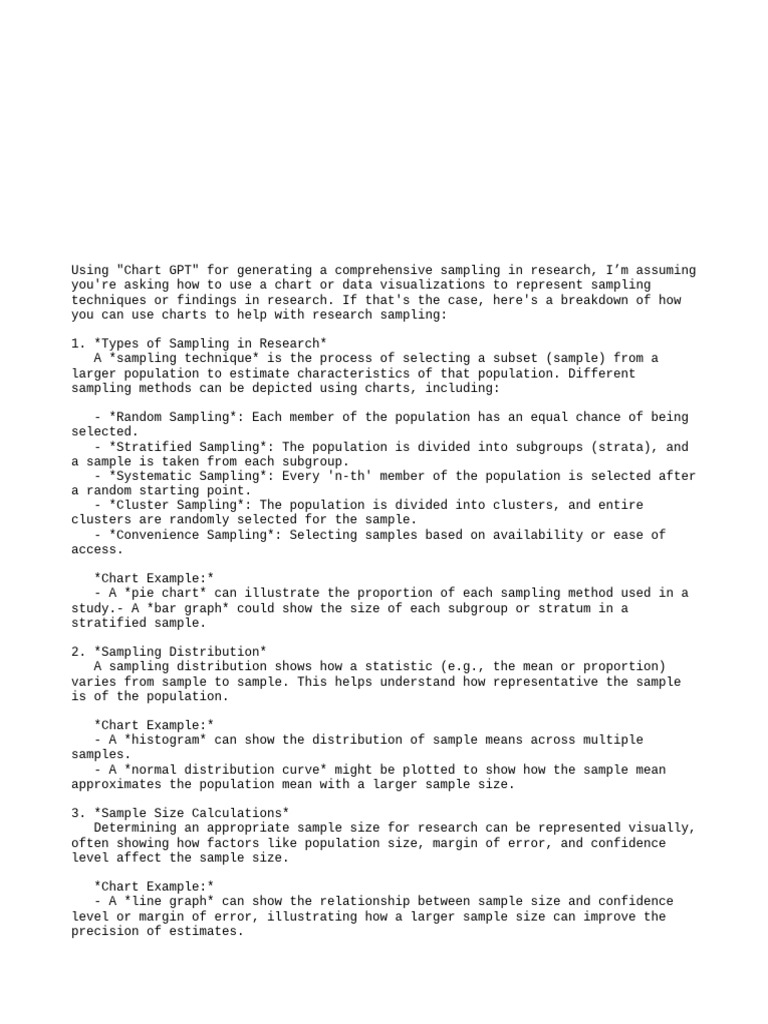 Visualizing Research Sampling Techniques | PDF | Sampling (Statistics ...