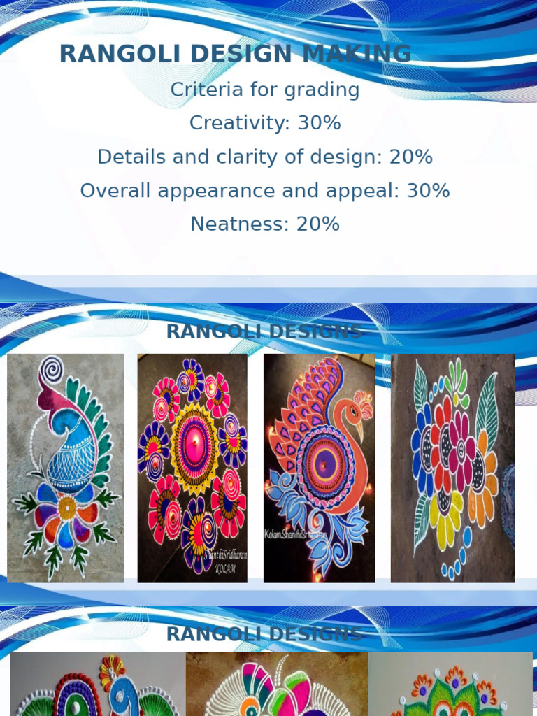 Rangoli Design Grading Criteria | PDF