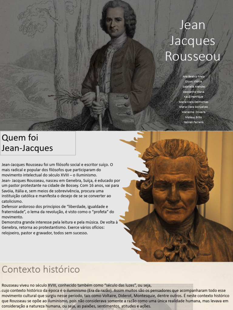 Rousseau: Críticas ao Iluminismo | PDF | Jean-Jacques Rousseau | Iluminismo