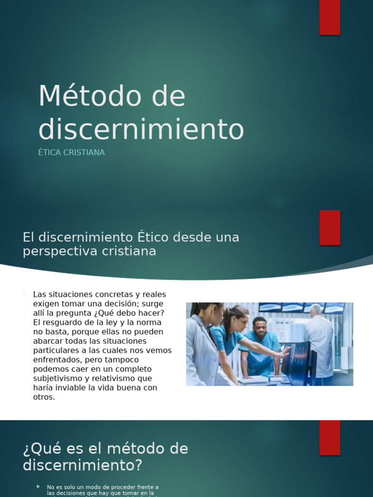 MÃ©todo de Discernimiento | PDF | Moralidad