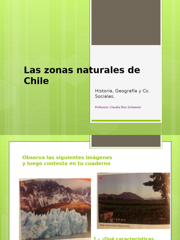 Las Zonas Naturales de Chile | PDF