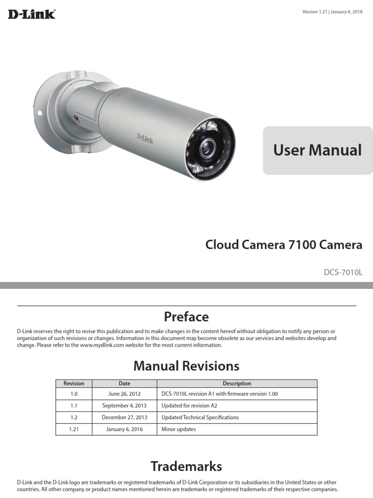 DCS-7010L Reva Manual 1.21 en Us | PDF | Computer Network | Ip Address