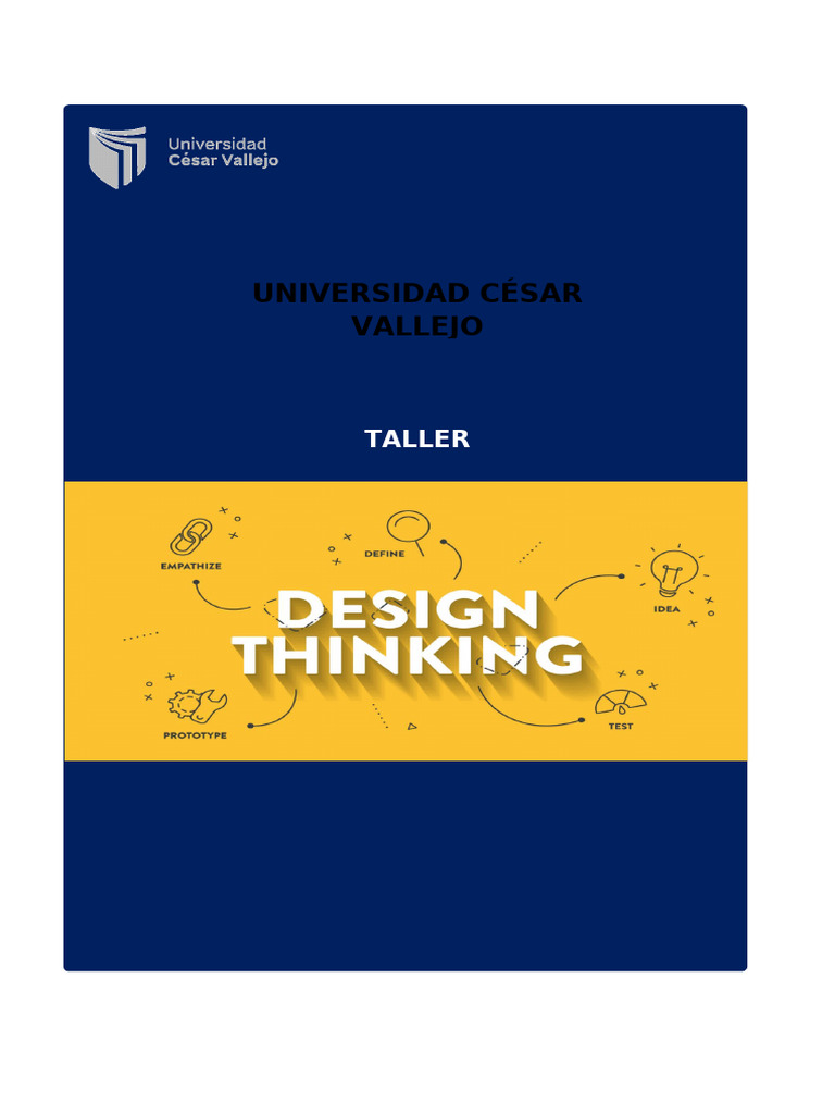 GUIA DE TRABAJO - Taller Design Thinking 3.0 | PDF | El pensamiento de ...