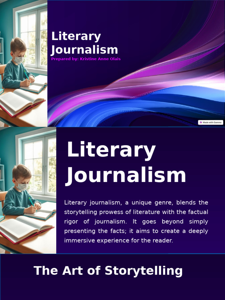 Understanding Literary Journalism | PDF | Storytelling | Narrative