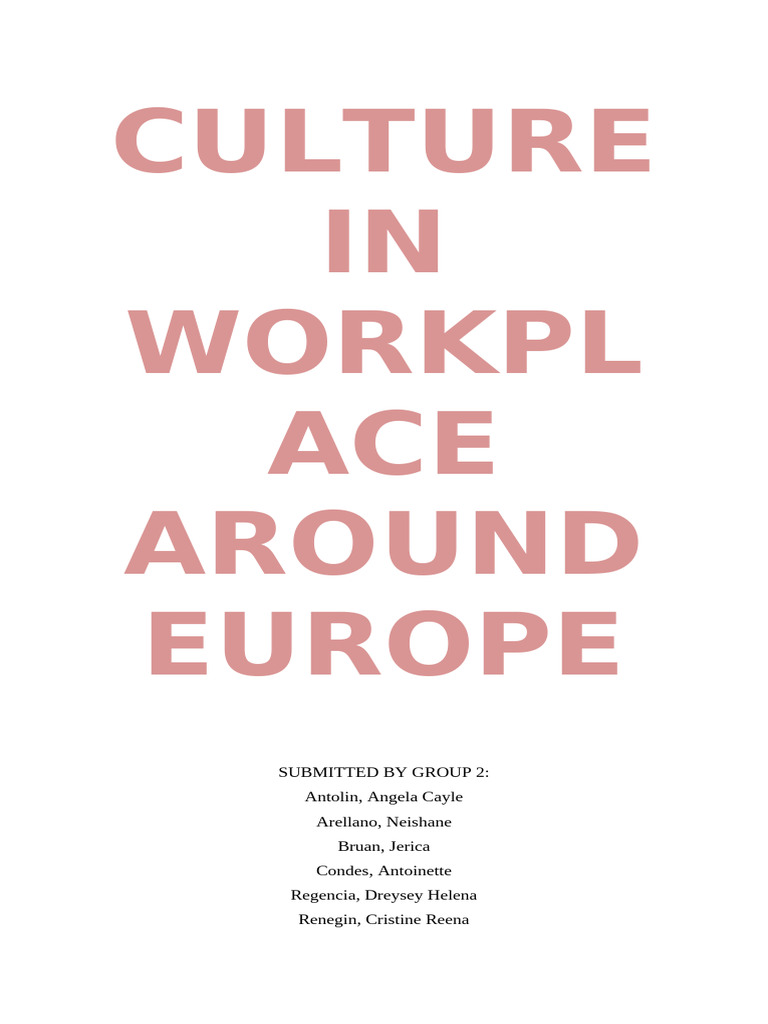 Multicultural Final Pdf Employment Lunch