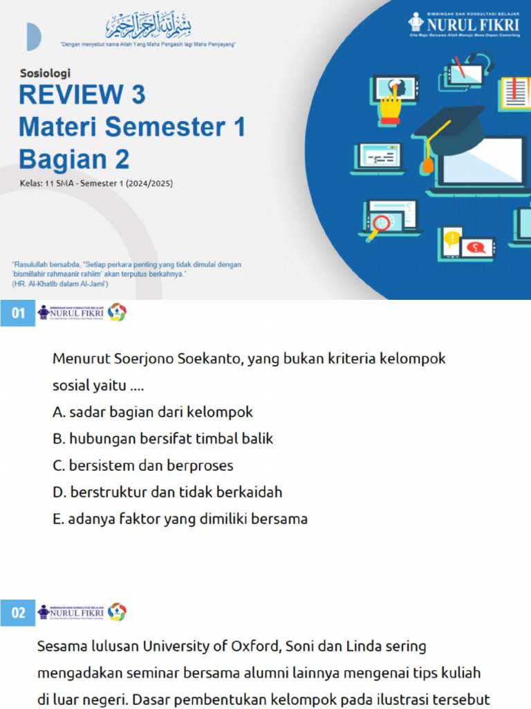 L5s1tr324 25km Review 3 Materi Semester 1 Bagian 2 Pekan 20 Pdf