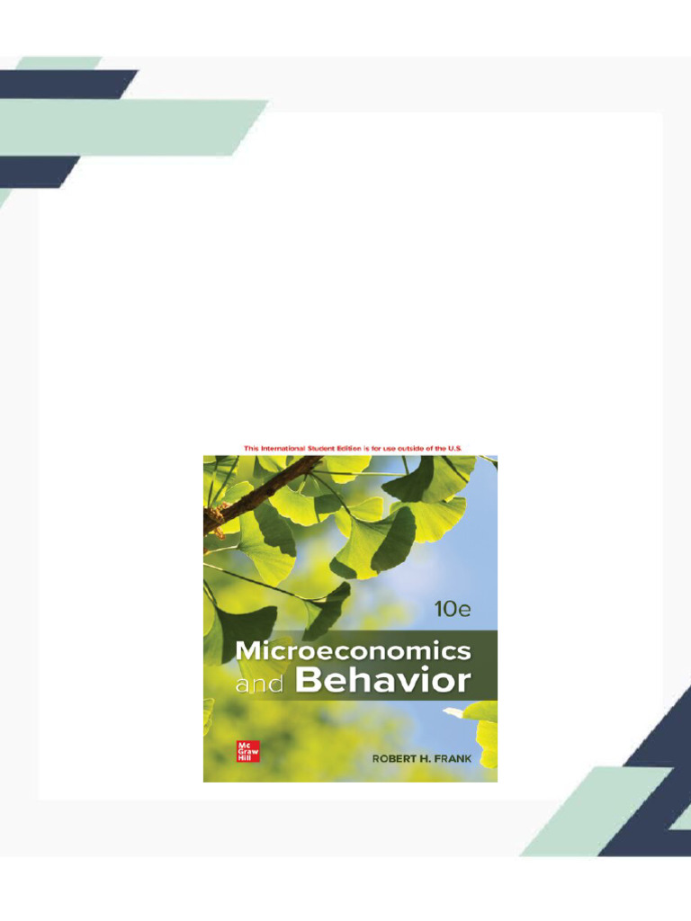 Amazon.com: Microeconomics & Behavior: 9781259394034: Frank