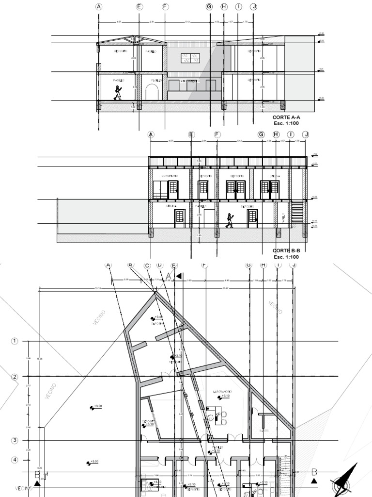 Building Floor Plans and Sections | PDF