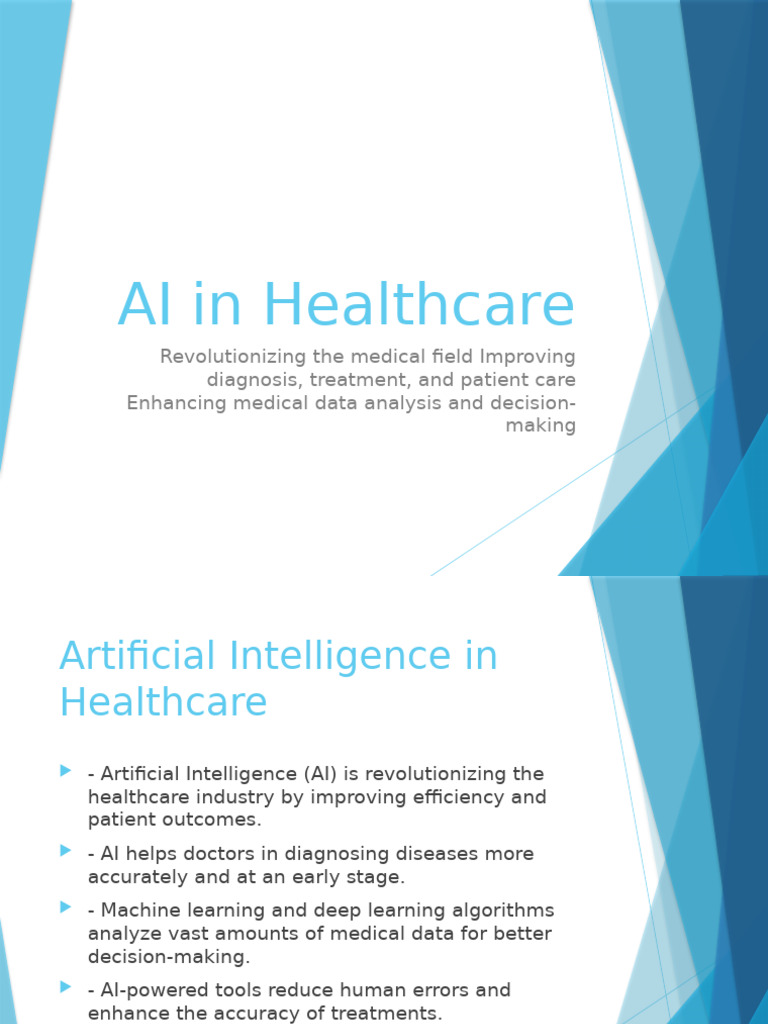 AI in Healthcare Round 2 | PDF | Artificial Intelligence | Intelligence ...