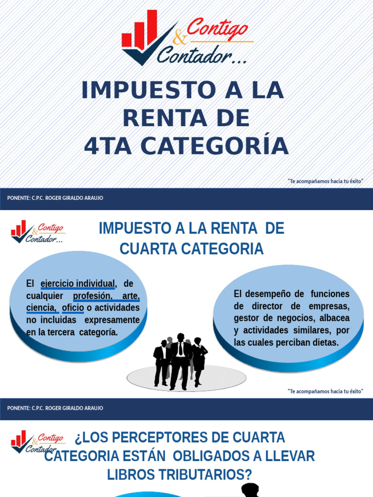 Renta de 4ta Categoria | PDF | Impuesto sobre la renta | Impuestos