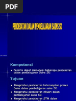 Pendekatan Dalam Pembelajaran Sains SD