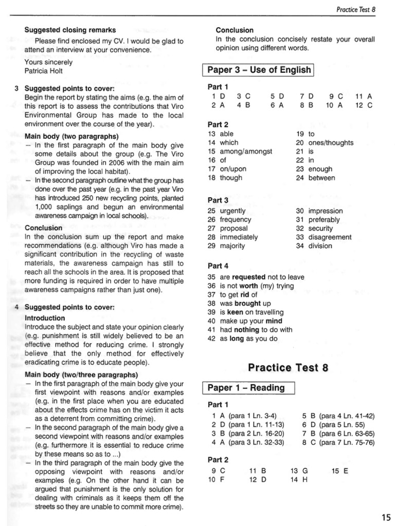 Answer Sheet | PDF