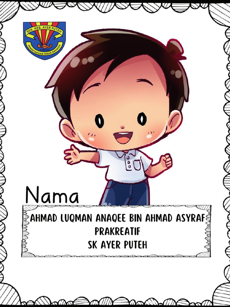Ahmad Luqman: Prakreatif SK Ayer Puteh | PDF