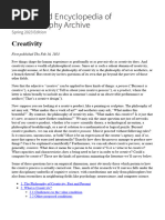Understanding Creativity Development | PDF | Idea | Creativity