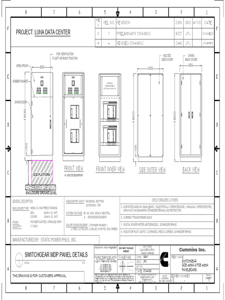 Project Luna GCB Door Modication | PDF | Electromagnetism ...