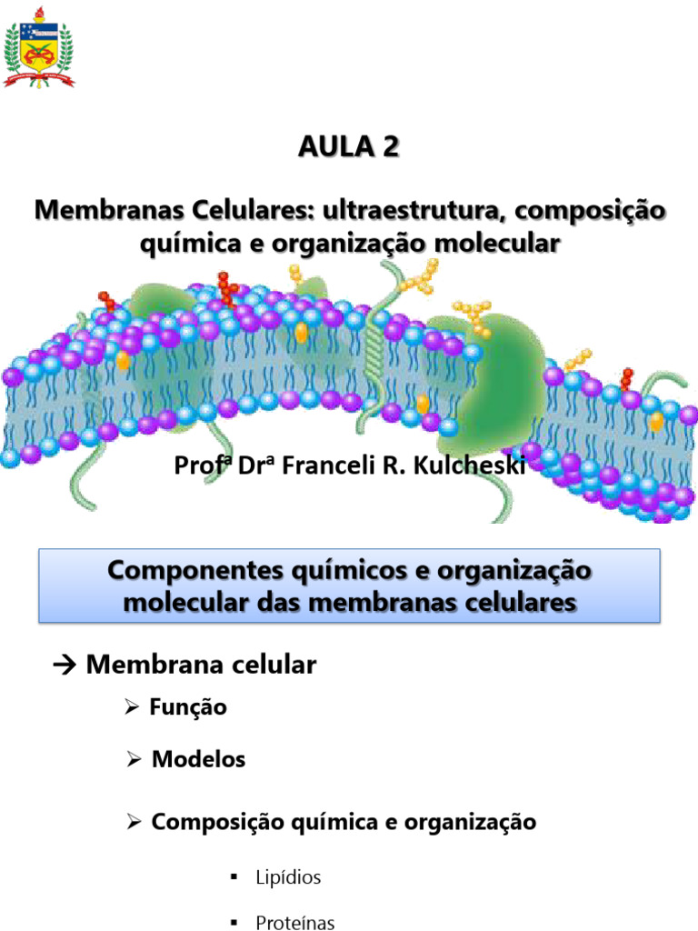 Estrutura e Função das Membranas Celulares | PDF | Membrana celular ...