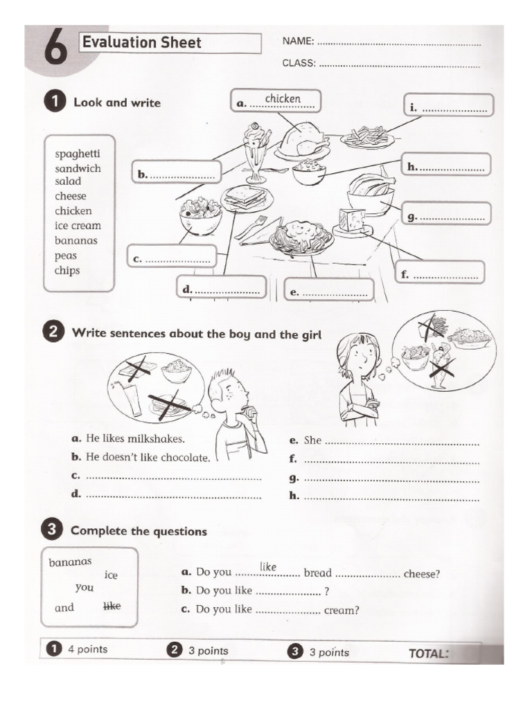 Food Test | PDF