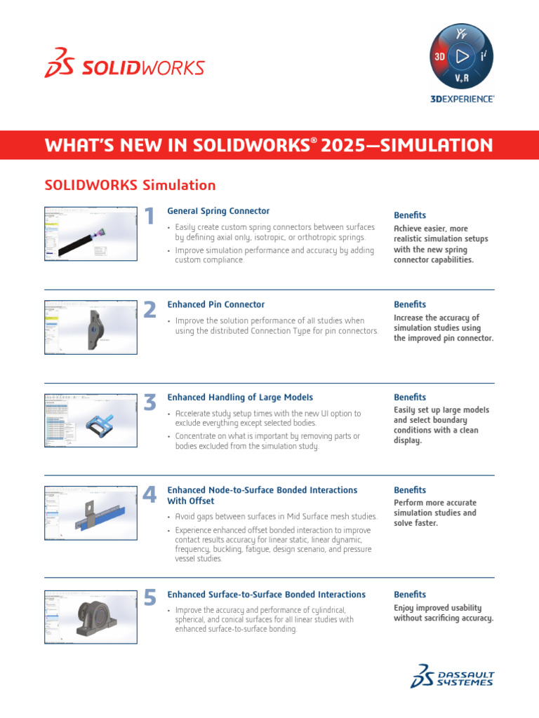 Whats New in Solidworks 2025 Simulation | PDF