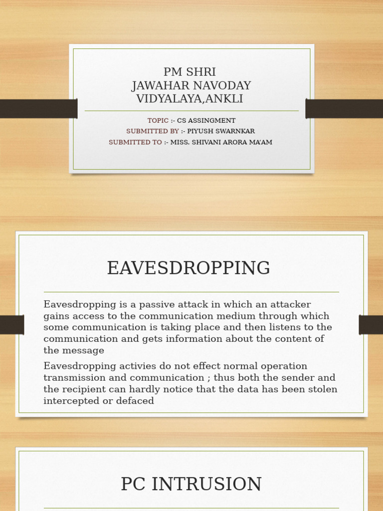 Cybersecurity Threats and Solutions | PDF