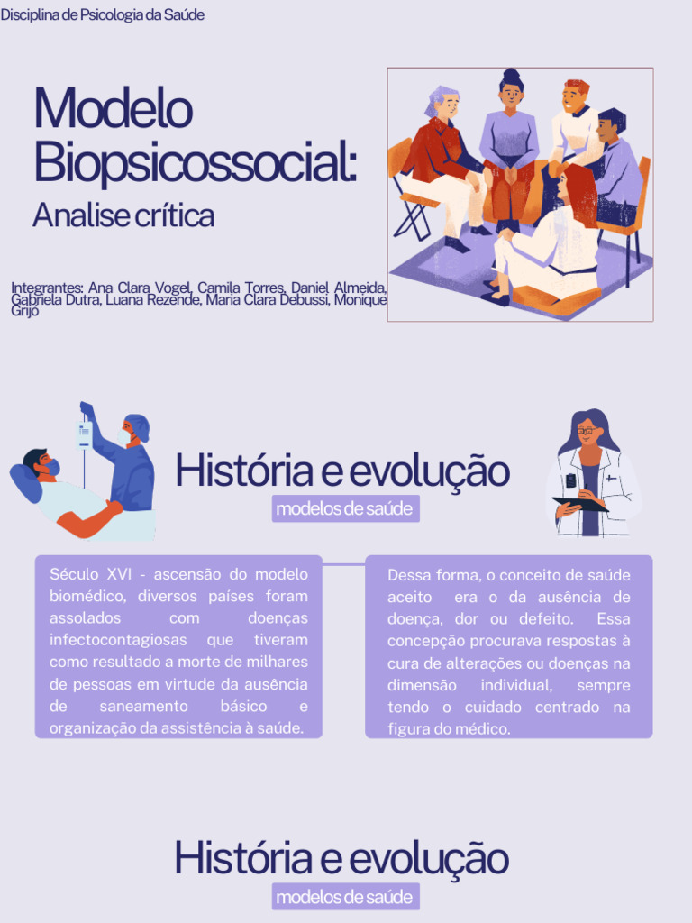 Modelo Biopsicossocial na Saúde Integrada | PDF | Psicologia | Sociologia