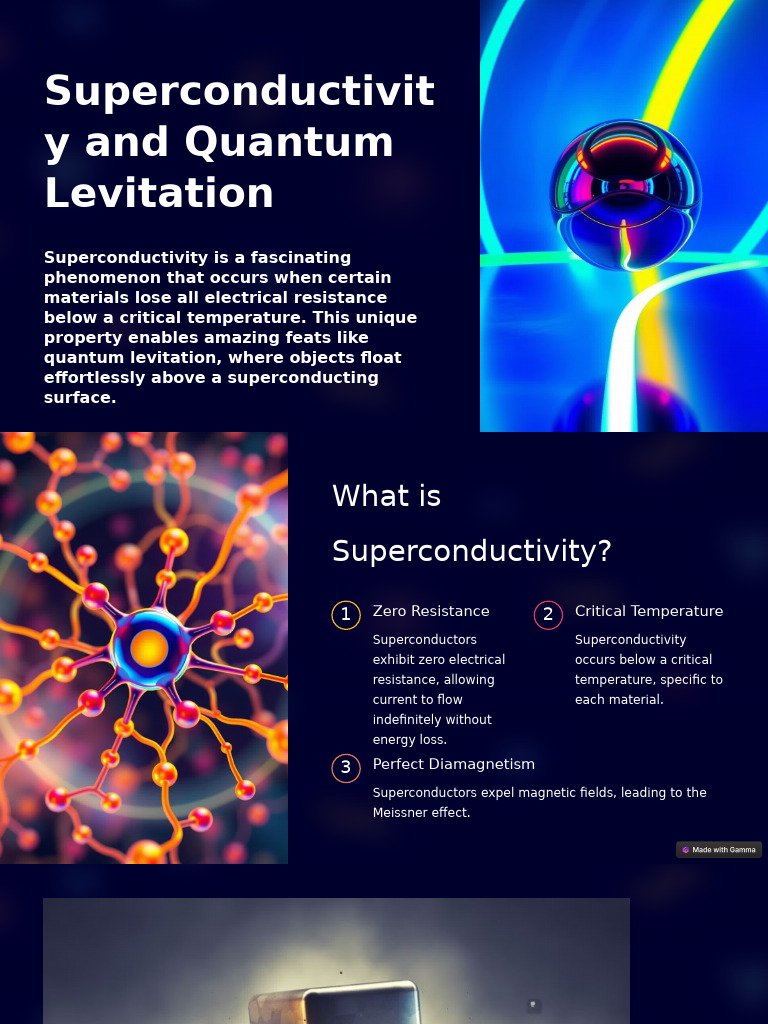 Understanding Quantum Levitation | PDF | Superconductivity | Physical ...