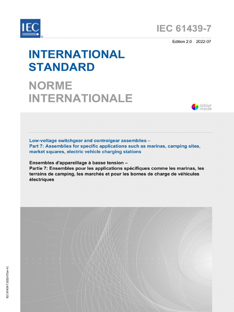 Iec 61439-7-2022 | PDF