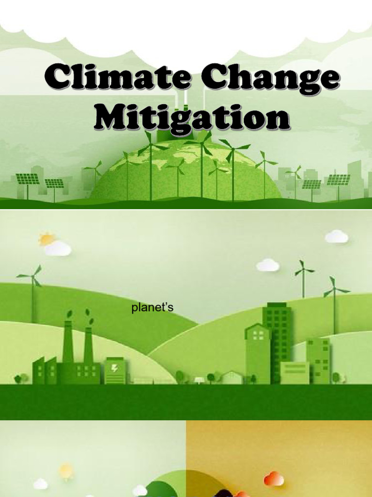 Climate Change Mitigation Strategies | PDF | Climate Change | Climate ...