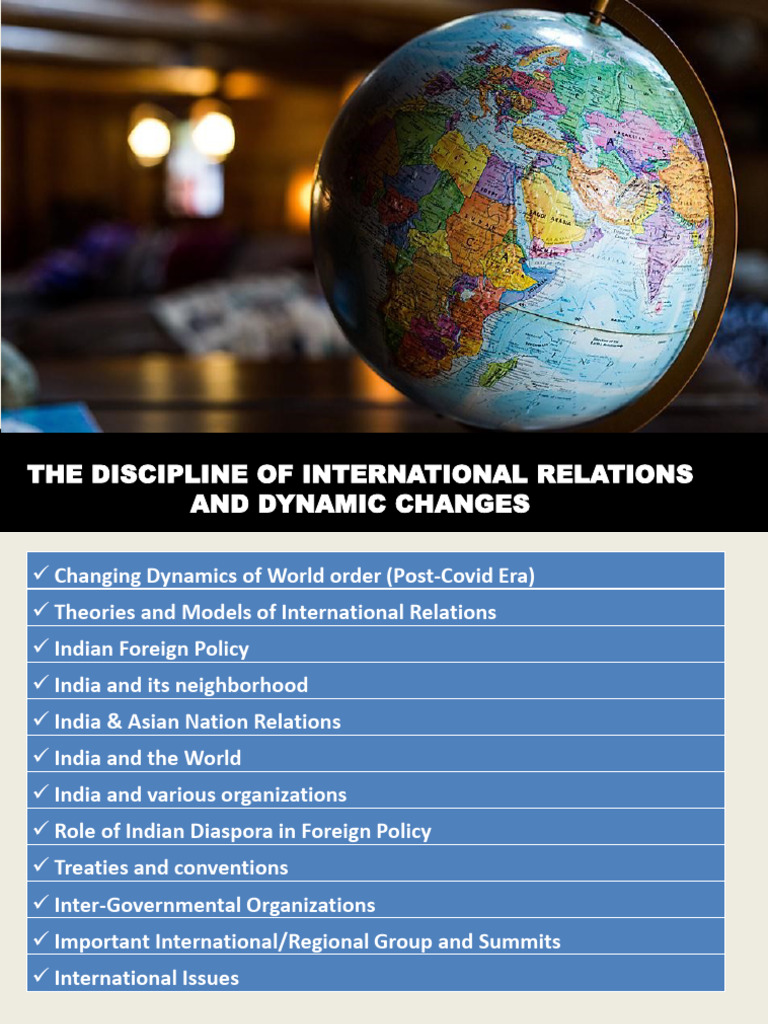 Dynamics of International Relations Today | PDF | Cold War ...
