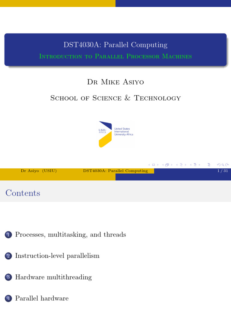 DST4030A Lecture Notes Week 3 | PDF | Process (Computing) | Thread ...