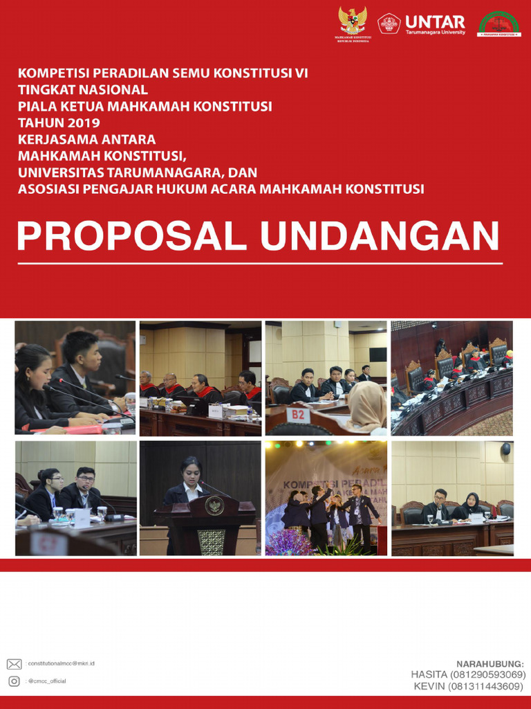Kompetisi Peradilan Semu Konstitusi 2019 | PDF