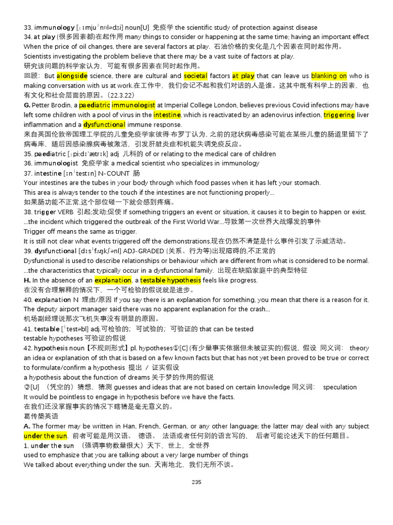 英语笔记积累2022 2 | PDF | Cost Of Living | Hypothesis