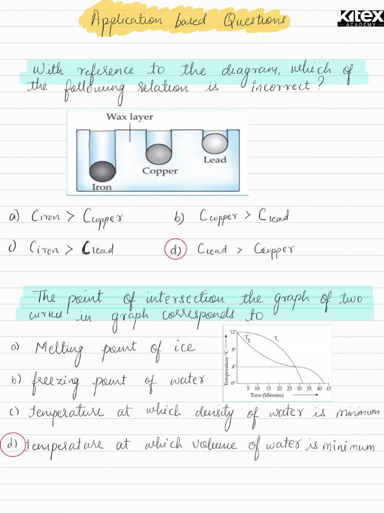 Heat Application Bases Questions SSC | PDF