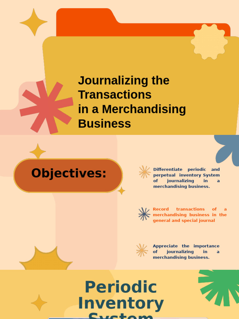 Journalizing Transactions in Merchandising | PDF | Debits And Credits ...