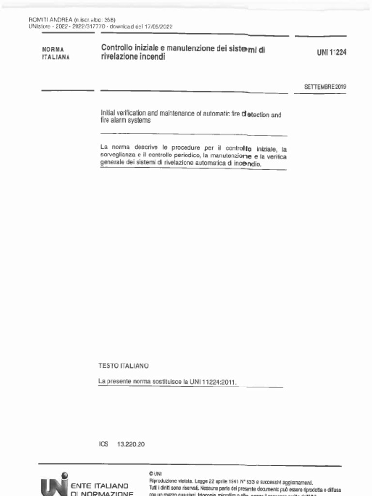 Uni 11224-19 Io | PDF