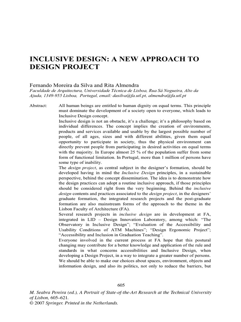 Inclusive Design | PDF | Information | Design