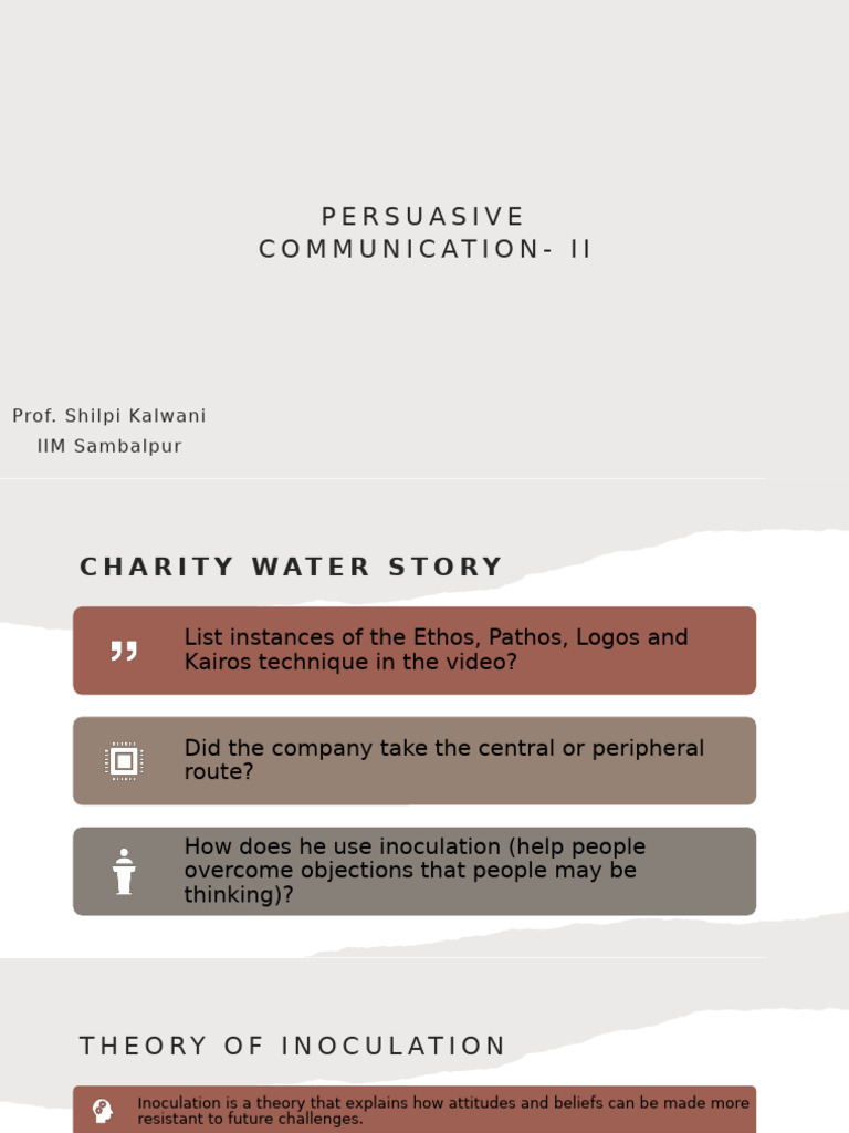 Persuasive Communication Ii Pdf Social Psychology Psychology