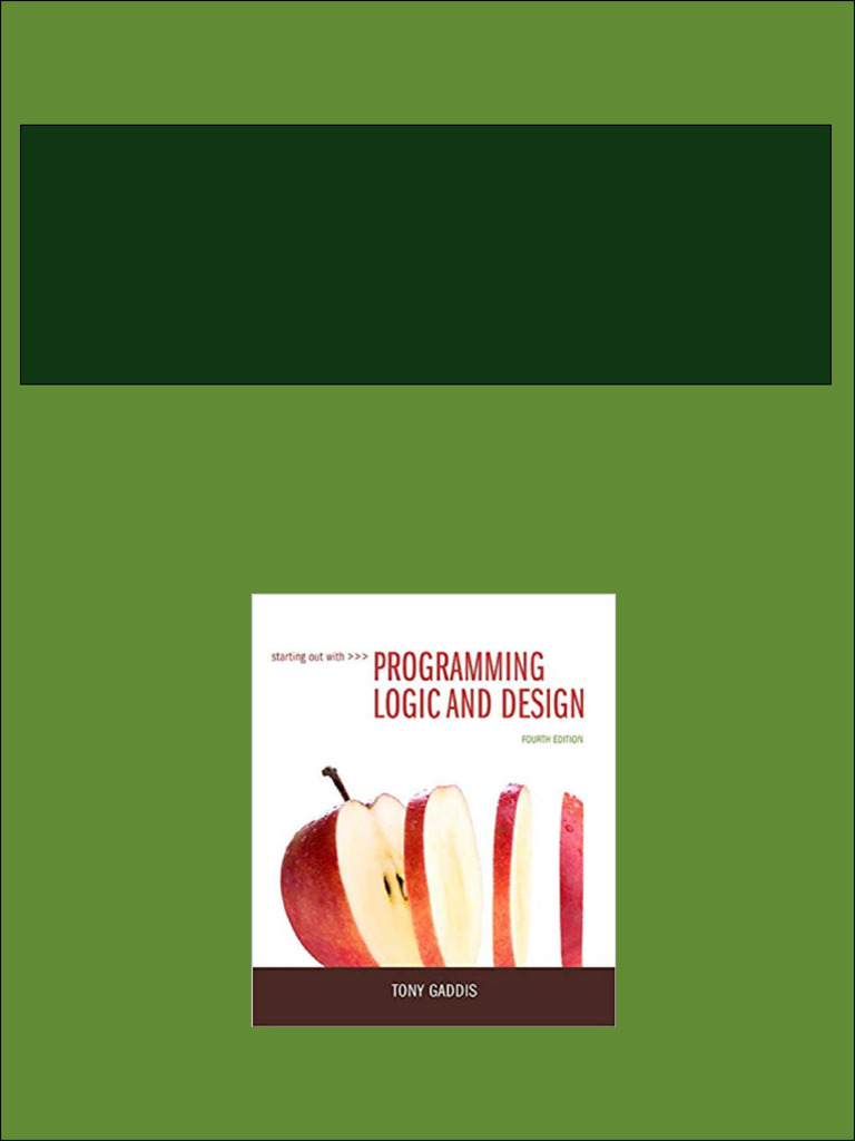 Test Bank for Starting Out with Programming Logic and Design 4th ...