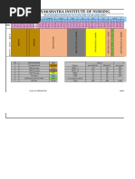 B.Sc. Nursing 5th Semester Rotation Plan | PDF | Nursing | Medicine