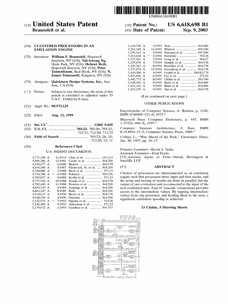 Clustered Processor Emulation Engine | PDF | Central Processing Unit ...