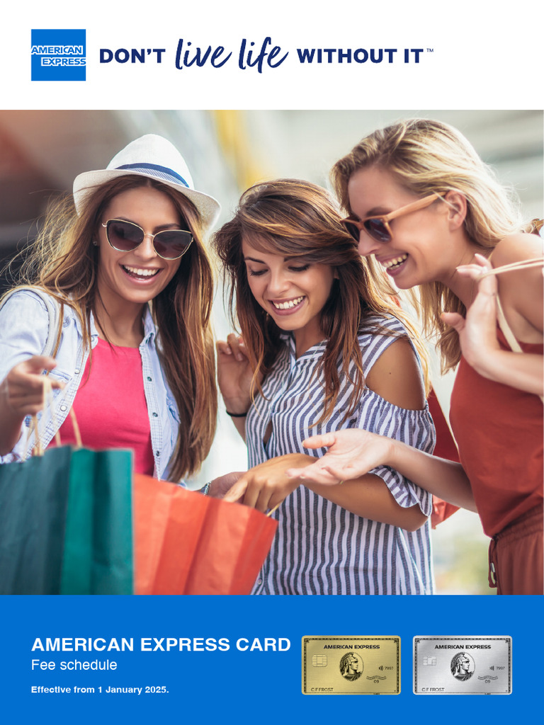 Amex Consumer Creditcard Fee Schedule 2025 Final | PDF | Credit Card ...
