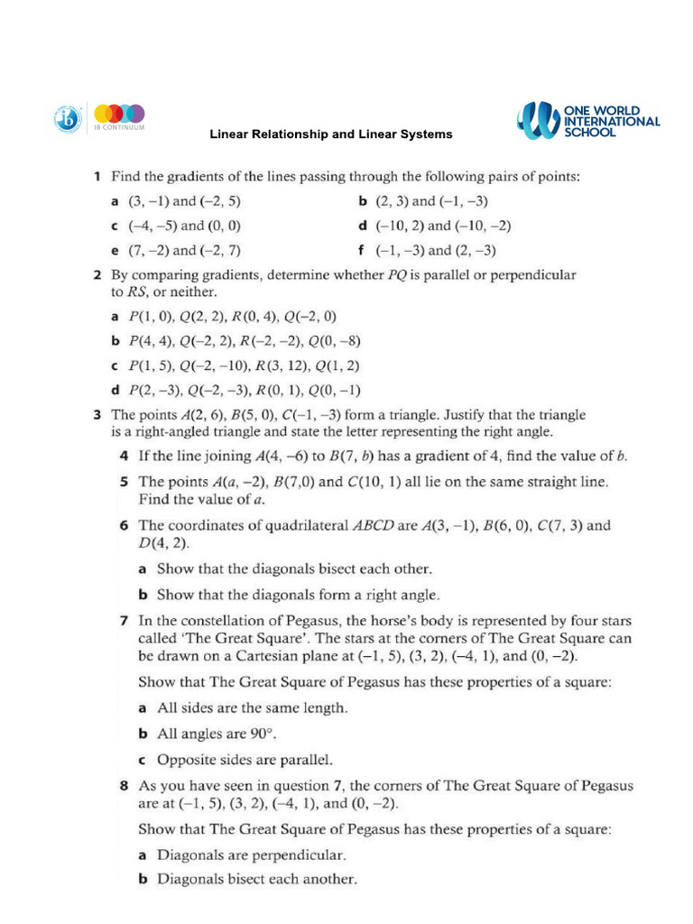 24-25 - M3Mathematics - Revision 2 - Unit 2 | PDF